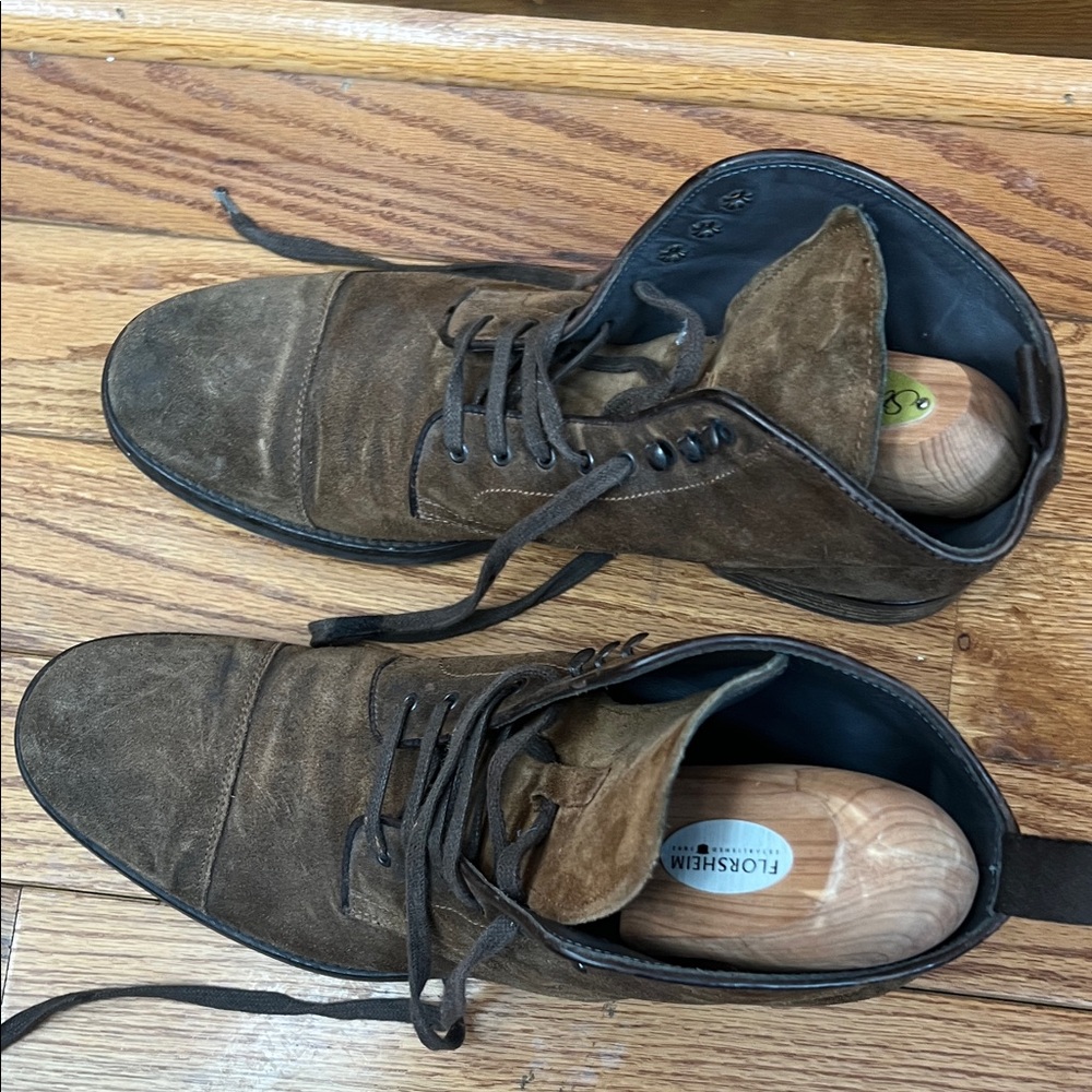 Too boot nyc Dark Brown Suede Men's Boots